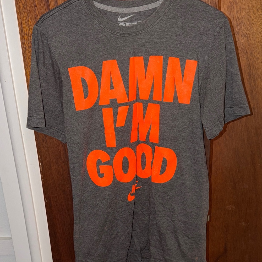 Nike Women’s “Damn I’m Good” Graphic Tee – Size Small – $10